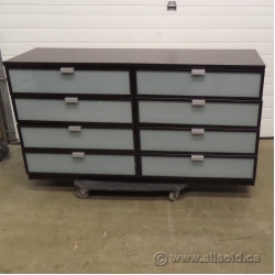 Ikea Hopen 8 Drawer Espresso Dresser Chest of Drawers